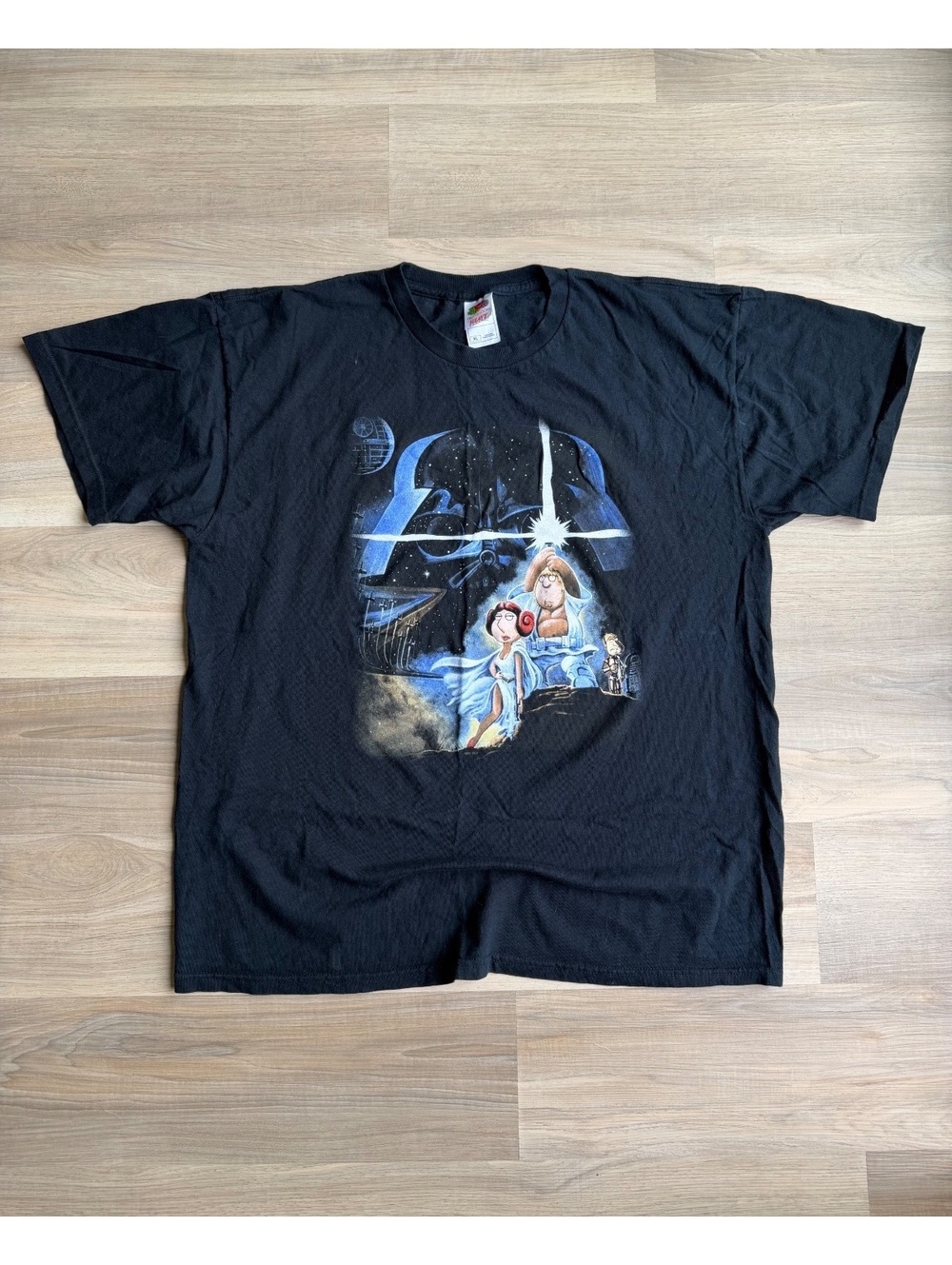Vintage 2000's Family Guy Star Wars Parody T-Shirt